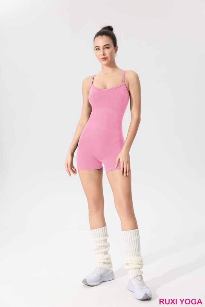 Conjunto de pantalones de yoga marrones