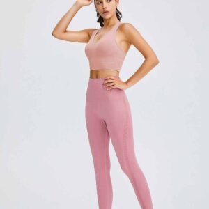 pantalones cortos de yoga a rayas RUXI
