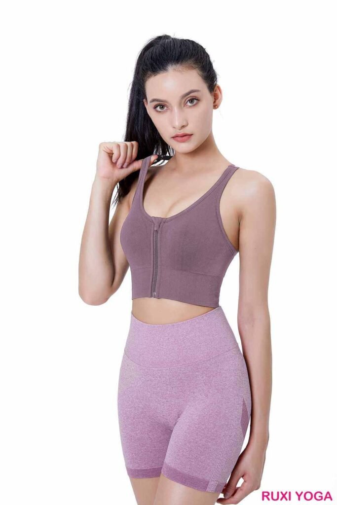 Pantalones de yoga grises para mujer RUXI