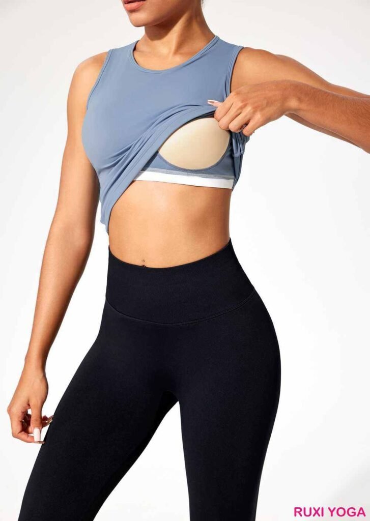 Leggings de entrenamiento de mármol RUXI