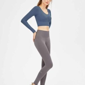 Leggings con parte inferior fruncida RUXI