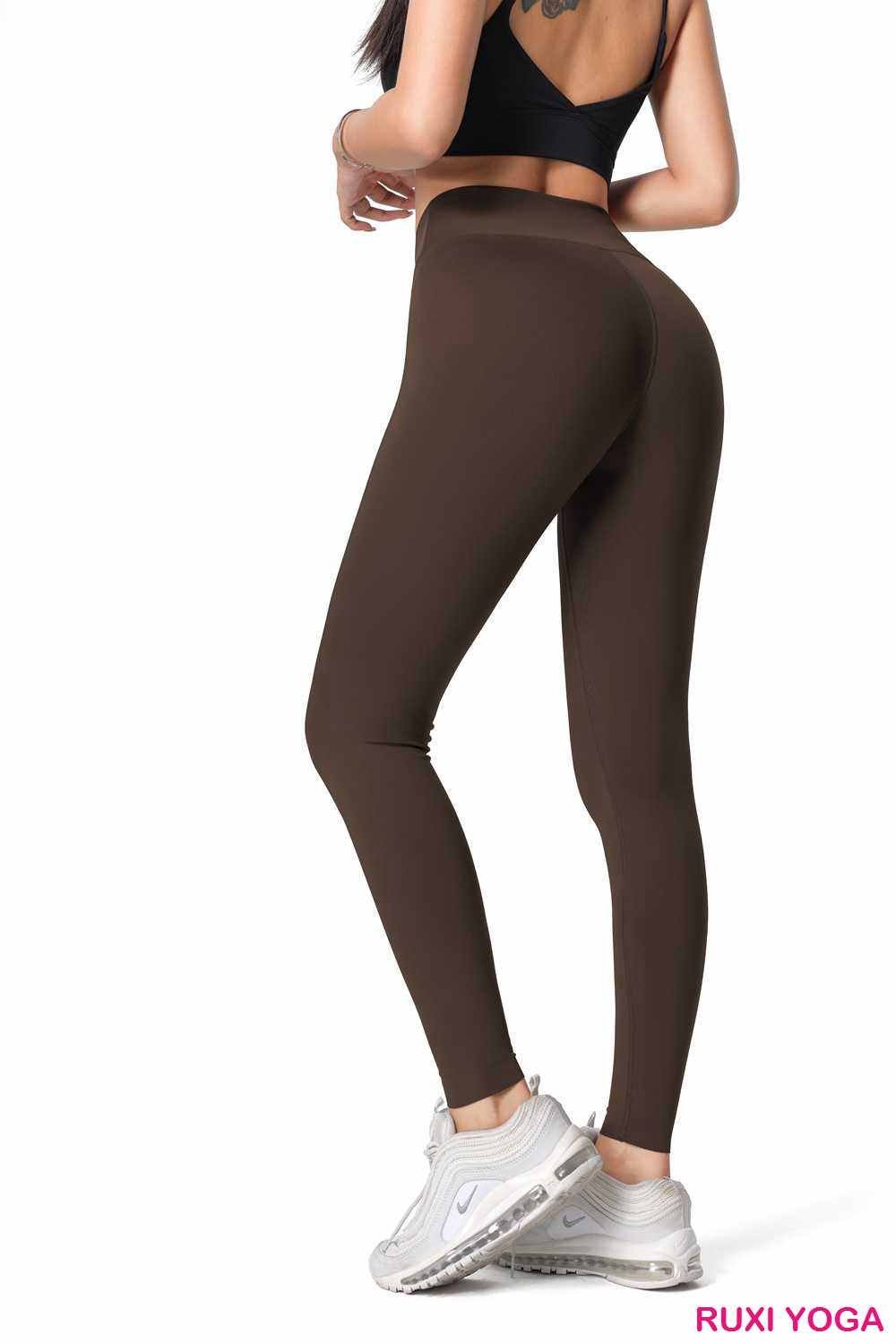 Leggings acampanados color canela RUXI