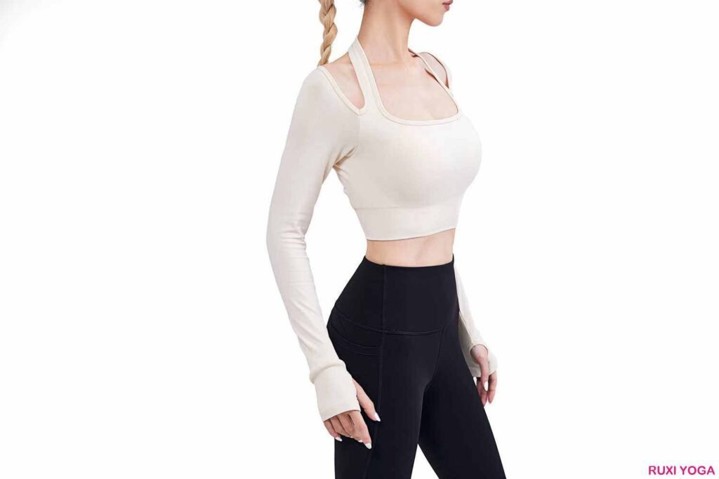 Pantalones de yoga con bajo acampanado RUXI