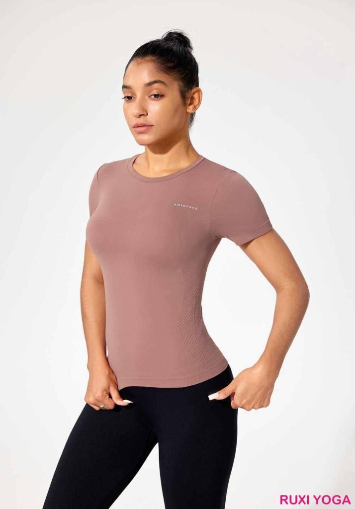 sujetador deportivo de canalé blanco RUXI