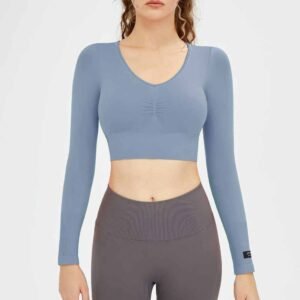 Pantalones de yoga con cintura en V RUXI