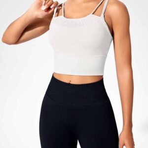 Pantalones de yoga de algodón negro RUXI