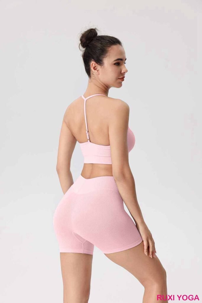 Pantalones de yoga con entrepierna caída