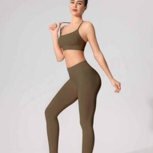 Pantalones de yoga acampanados de algodón
