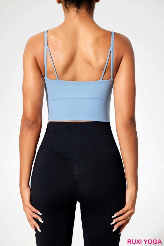 Pantalones de yoga con cintura plegable