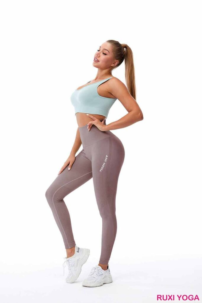 Pantalones de yoga acampanados de tiro bajo