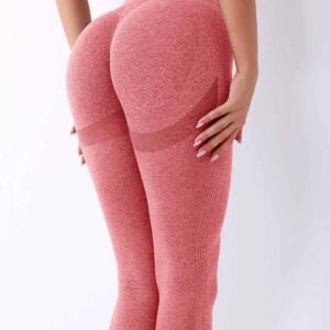 Pantalones de yoga negros de pierna ancha