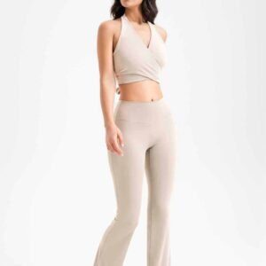 pantalones cortos de yoga de algodón blanco