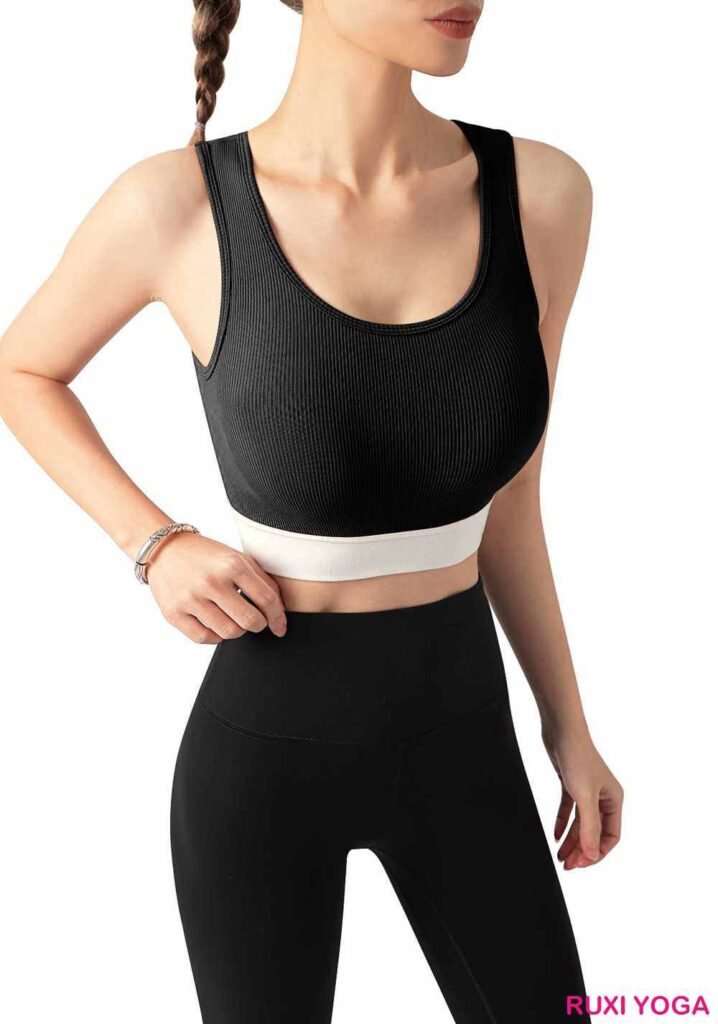 sujetador deportivo en forma de v RUXI