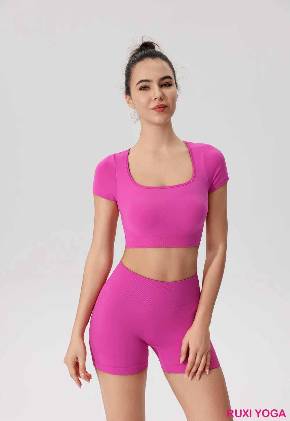 pantalones cortos acanalados RUXI dr996