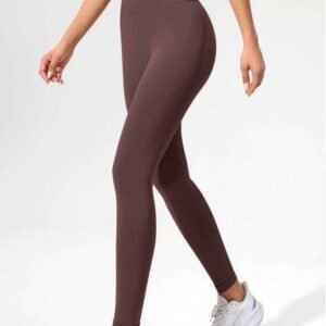 pantalones de yoga color burdeos RUXI dr486