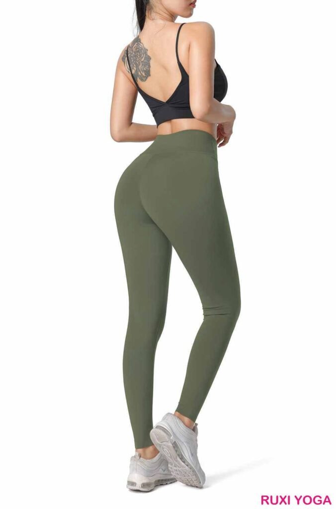 Pantalones de yoga con diseño de panal RUXI