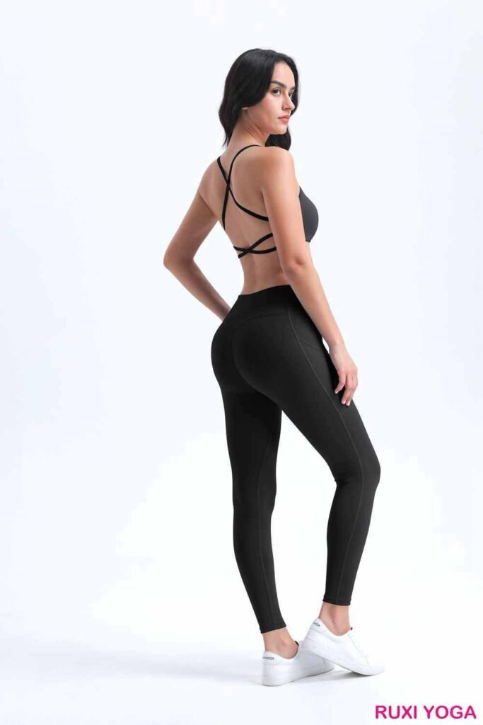 sujetador deportivo naranja brillante RUXI