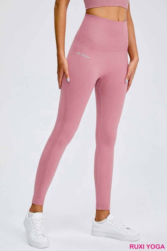 pantalones de yoga negros ajustados RUXI