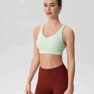 Pantalones de yoga grises y blancos RUXI