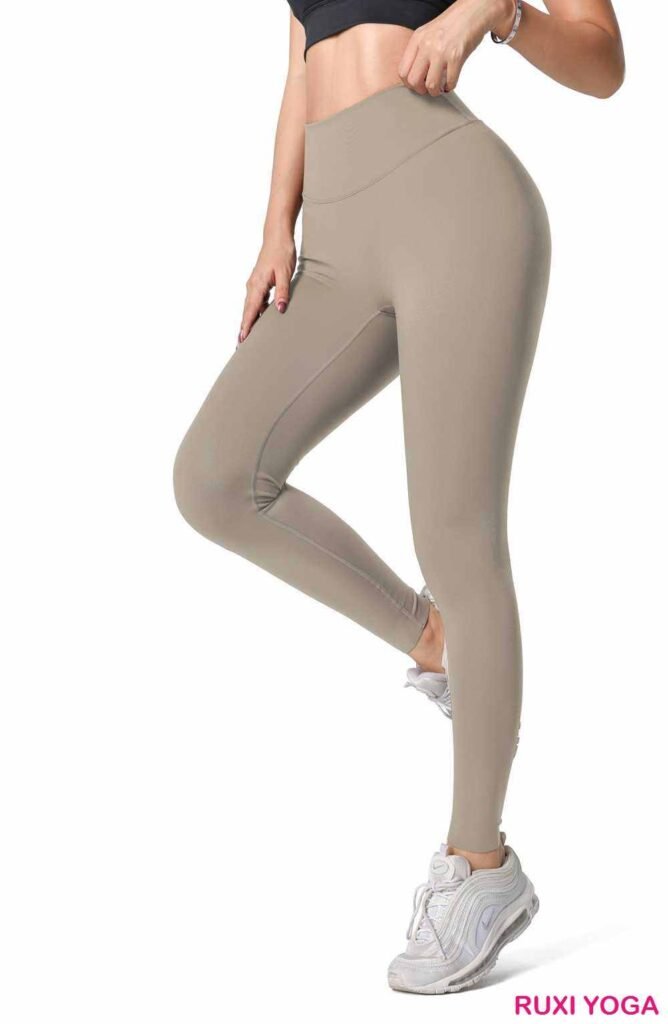 Pantalones de yoga de algodón blanco RUXI