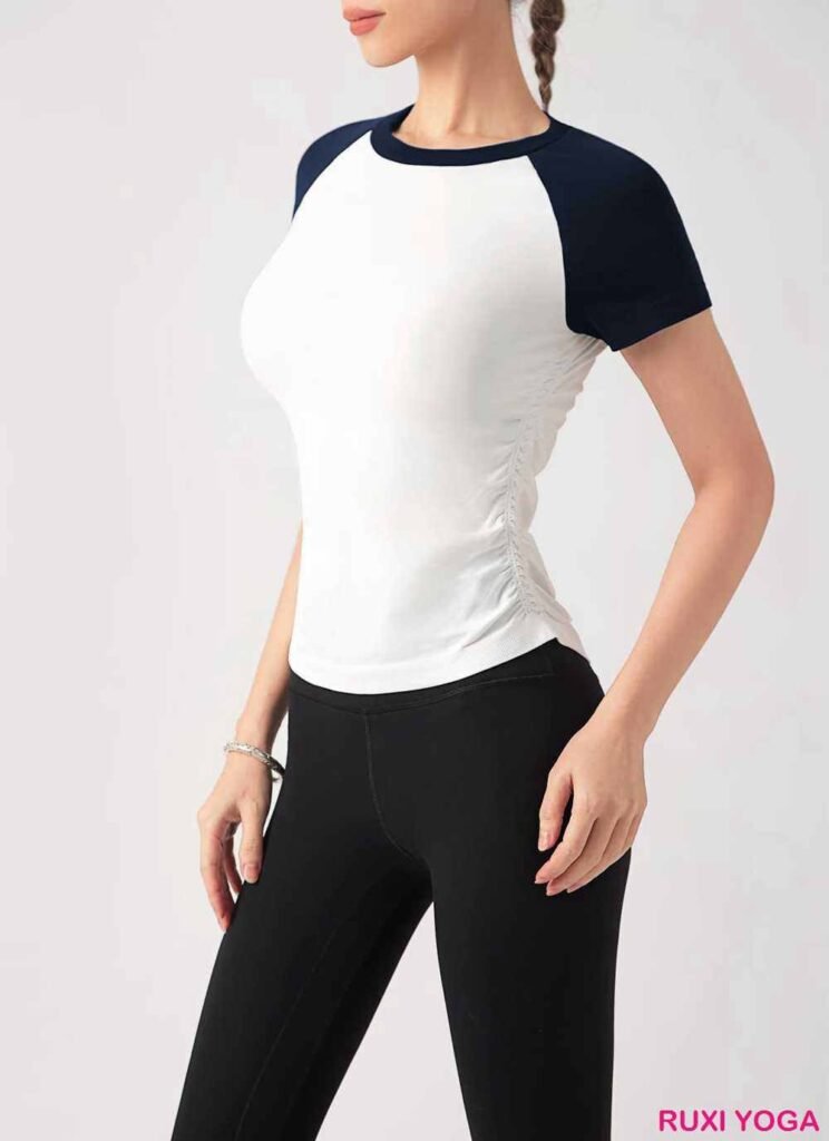 Leggings con espalda fruncida RUXI dr578